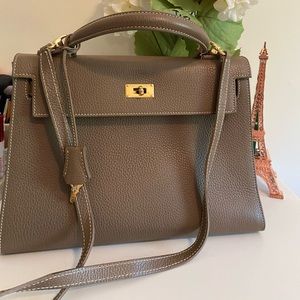 Teddy Blake Eva Gold 11 Dark Beige Leather